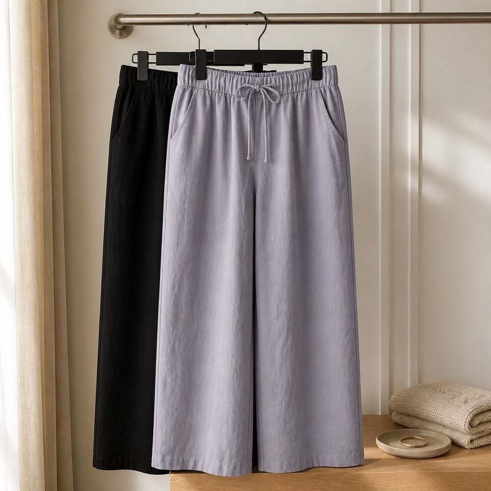 Misslook Set of 2 Wide Leg Drawstring Pants Size XL